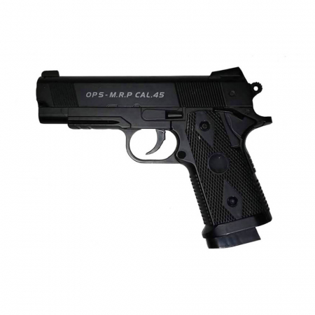 Pistol de jucarie cu aer comprimat c9 + 200 bile, Metal, Negru, [2]