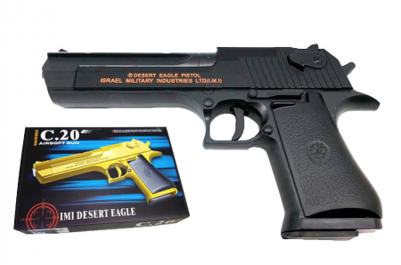 Pistol de jucarie cu aer comprimat Metalic C20 + 200 bile 0.20 xStoc® [4]