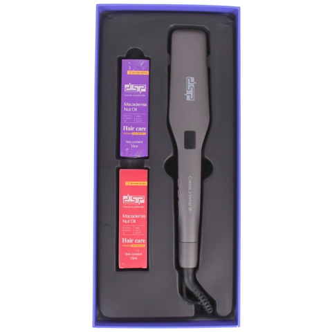 Placa de creponat parul profesionala DSP, placa ceramica, 130-210 grade, LCD [1]