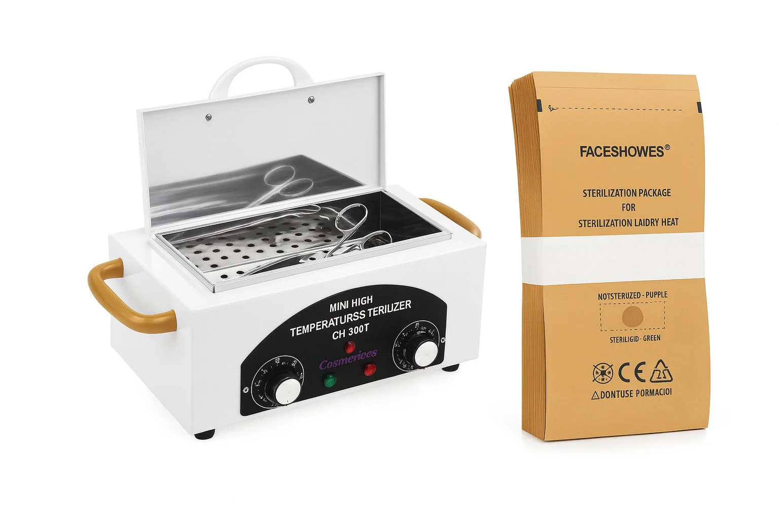 Echipamente salon - Pupinel CH-360T – CALIBRAT + 100 pungi sterilizare 75x150mm