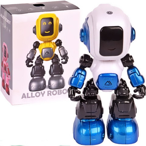 Jucari copii - Robot de Jucarie Inteligent Vorbitor Die Cast Metal Albastru - xStoc
