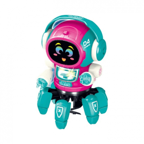 Robot Interactiv Dansator Cu Telecomanda, 17.5cm, 3 ani + Multicolor [3]