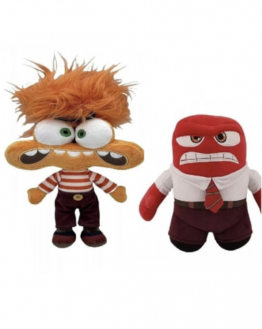 Jucarie de plus - Set 2 jucarii de plus Inside Out, 30 cm, multicolor
