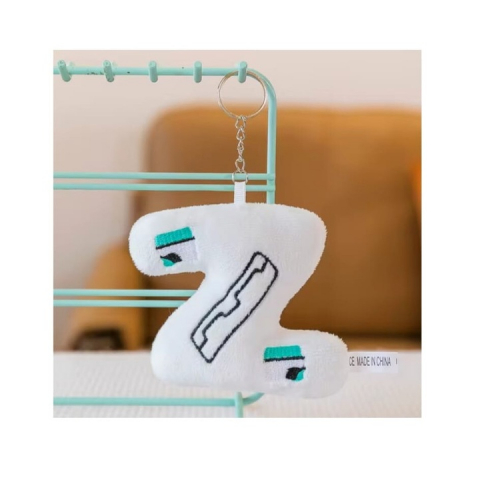 Set 26 Litere de plus, tip breloc, multicolor, 9 cm [3]