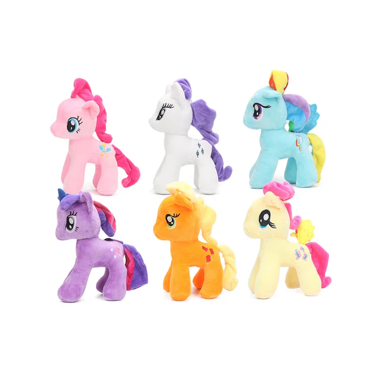 Jucarie de plus - Set 6 Ponei My Little Pony Din Plus