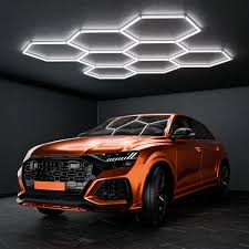 Aplica LED hexagon 280W Tuburi 566mm pentru frizerie , service [3]