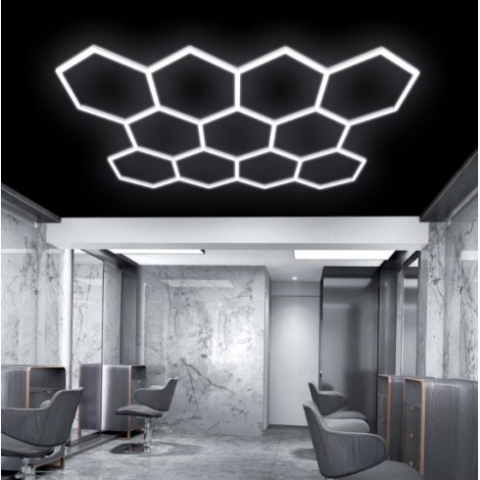 Aplica LED hexagon 280W Tuburi 566mm pentru frizerie , service [2]