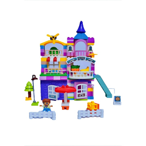 Set de constructie - Set de constructie, 163 piese, Castel, varsta 3+ - xStoc
