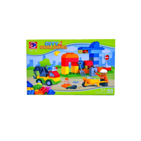 Set de constructie, 45 piese, City Building, varsta 3+ - xStoc [1]