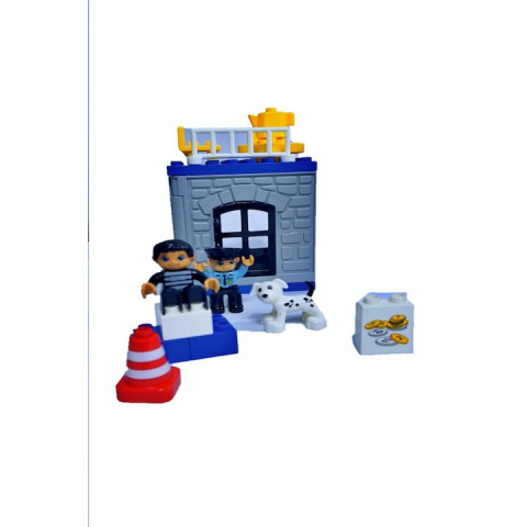 Set de constructie, 66 piese, Police Station, varsta 3+ - xStoc [3]
