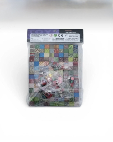 Set de constructie magnetic 140 piese, cuburi magnetice, minecraft, aleatorii, jucarie creativa [5]