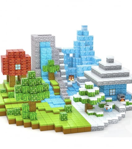 Set Magnetic Inteligent De Construit Minecube 64 Piese model 660 [3]