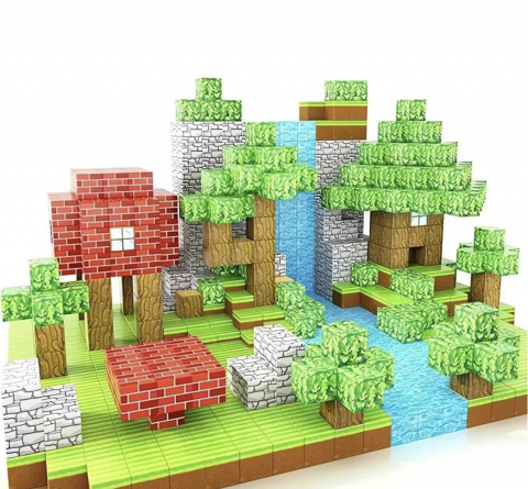 Set Magnetic Inteligent De Construit Minecube 80 Piese model 605 [5]