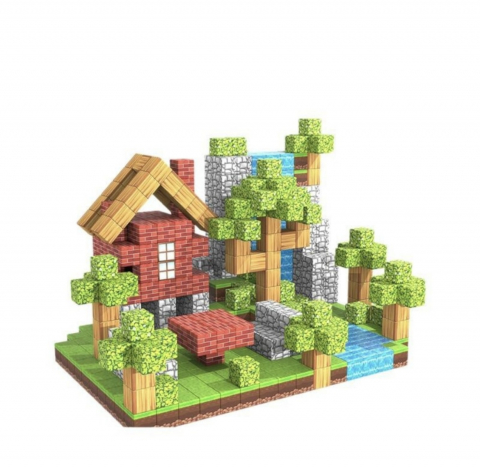 Set Magnetic Inteligent De Construit Minecube 80 Piese model 605 [1]
