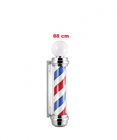 Reclama frizarie / Barber Pole - Sigla Barber Shop, Reclama luminoasa frizerie, Barber Pole, 88CM - xStoc