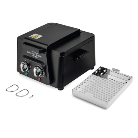 Manichiura / Echipamente Salon - Sterilizator instrumente cu aer cald 220 grade SM-360A, Negru
