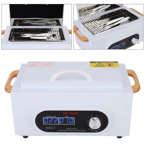 Manichiura / Echipamente Salon - Sterilizator Pupinel Profesional Electronic cu Aer Cald SM-360B