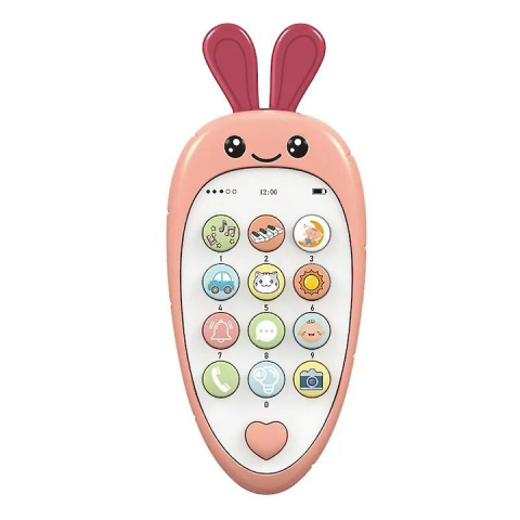 Jucari copii - Telefon Mobil Interactiv Pentru Copii ,Cu Functii Multiple, Morcov