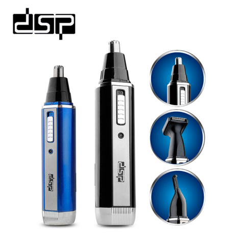 Masini de tuns - Trimmer de tuns 3in1 DSP F-40002 pentru nas, sprancene si urechi, acumulator, negru