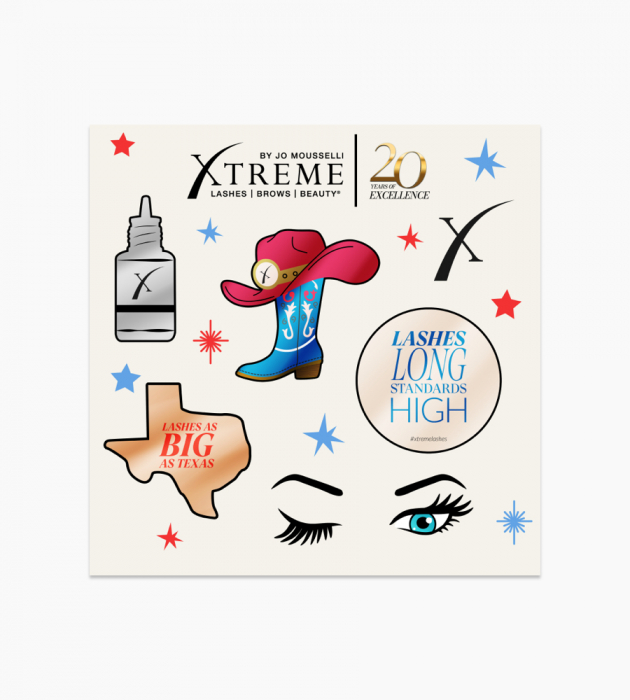 Set Stickere “Big Lashes & Big Dreams” – Ediție Limitată Aniversară 20 de Ani Xtreme Lashes [1]