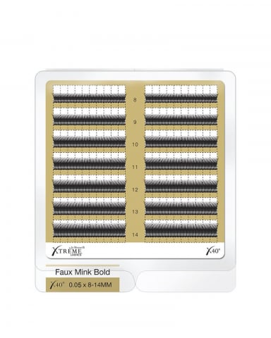 FAUX MINK BOLD - Gene fir cu fir - Faux Mink BOLD X40 / 0,05MM
