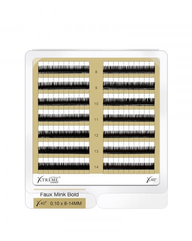 FAUX MINK BOLD - Gene fir cu fir - Faux Mink BOLD X40 / 0,10MM