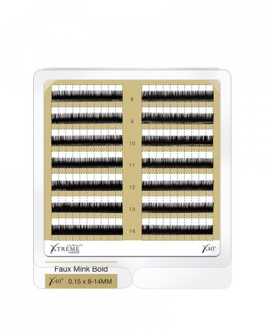 FAUX MINK BOLD - Gene fir cu fir - Faux Mink BOLD X40 / 0,15MM