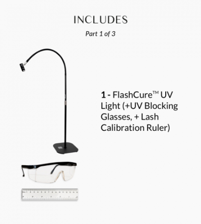Kit esențial pentru extensii de gene tehnologie Flash Cure™ UV [1]