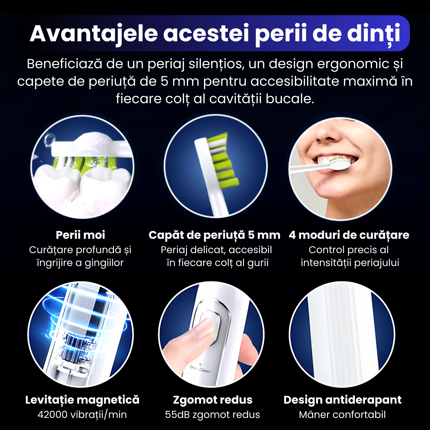 Periuna de dinti electrica Yarco