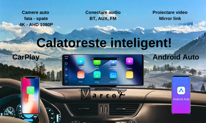 Cum să-ți transformi mașina într-un „smartcar” cu un dispozitiv CarPlay/Android Auto – fără să-ți dai la schimb concediul la mare!