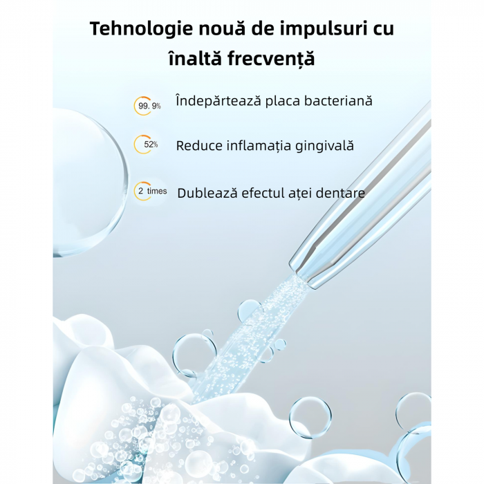 Irigator oral YARCO®, dus bucal, Presiune reglabila (DIY) 30-140psi, Jet precis 1800 pulsatii/min, Baterie durabila, incarcare rapida USB, Rezervor 300ml detasabil, Rotatie maxima capete, Waterproof I [4]