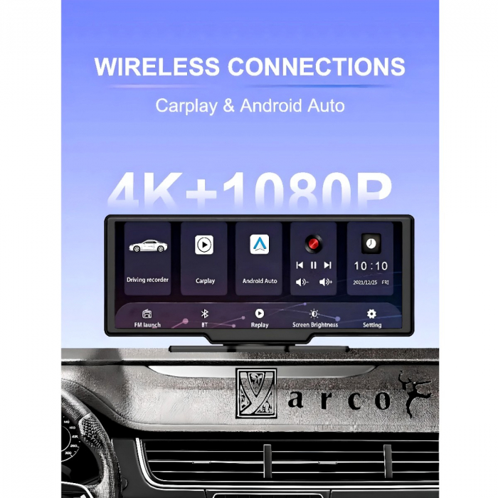 Sistem YARCO cu acces la Spotify, YouTube Music și podcasturi