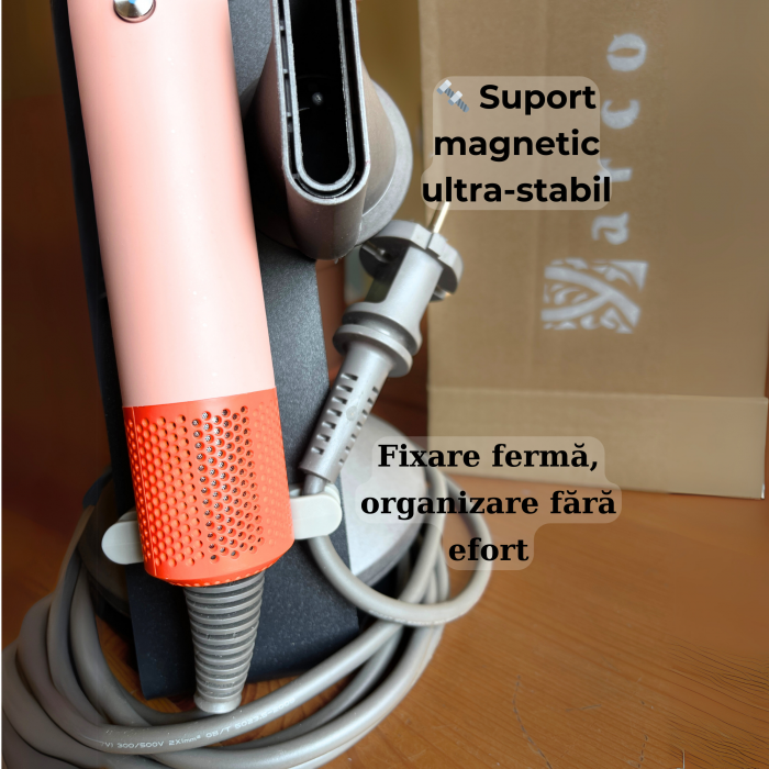 Suport Uscător Păr Magnetic YARCO – Stabilitate & Organizare Accesorii [3]