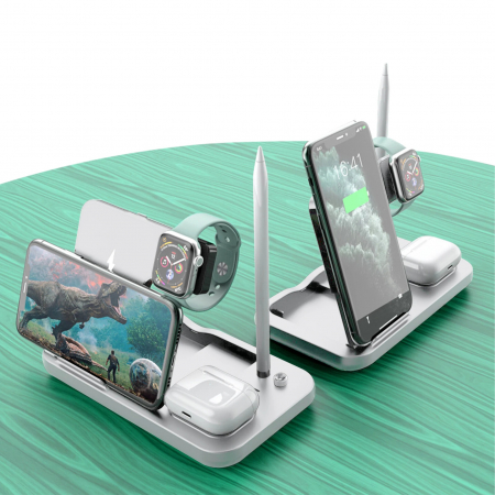 Stație Wireless 4 în 1 YARCO® – Port Apple Pencil & Fast Charge [2]