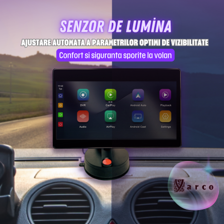 Navigație Auto Yarco 8” CarPlay Wireless Android Auto DVR 4K UHD [4]