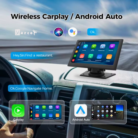Navigație Auto YARCO 7” CarPlay & Android Auto – 2 Camere 4K/1080, G-Sensor, Light Sense [2]