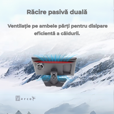 Navigație Auto YARCO 9” cu CarPlay wireless și Android Auto, camere 4K față și 1080P spate [7]