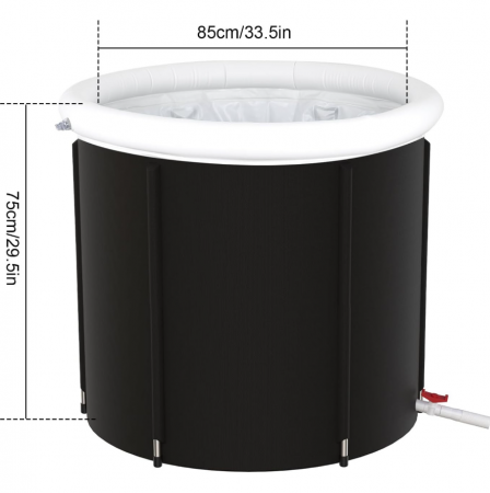Cada gonflabilă Ice Bath YARCO pentru baie rece și terapie [4]