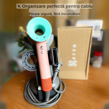 Suport Uscător Păr Magnetic YARCO – Stabilitate & Organizare Accesorii [1]
