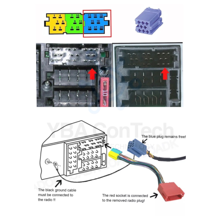 Adaptor Bluetooth, 8 pini , pentru muzica compatibil cu Skoda Volkswagen Audi Seat, Plug and play [4]