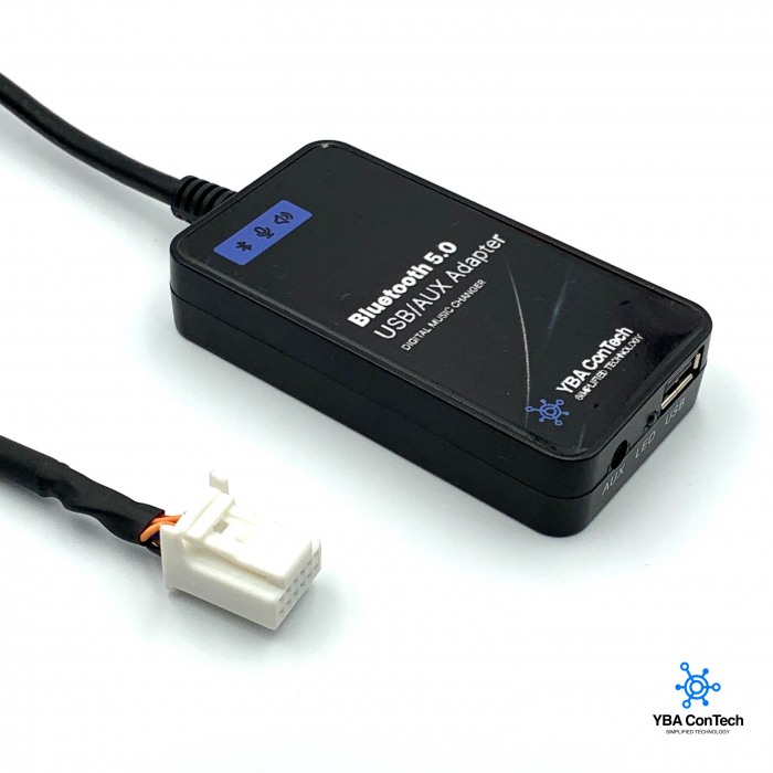 Adaptor Bluetooth 5.0 USB AUX IN,  pentru muzica si apeluri  12 pini Toyota [7]