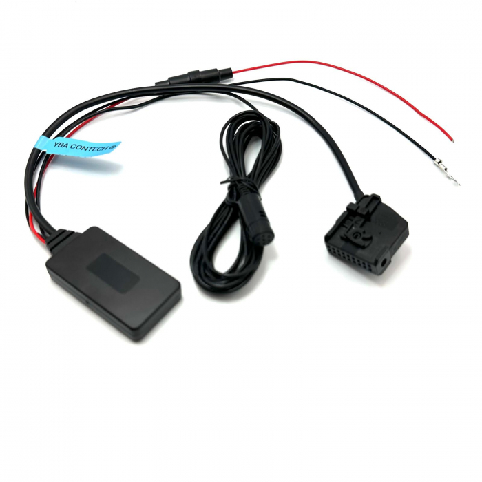 Adaptor Bluetooth AUX IN cu microfon 18 pini pentru Mercedes-Benz – Redare muzică & Apeluri, 1999–2006, 12V DC, Negru [3]