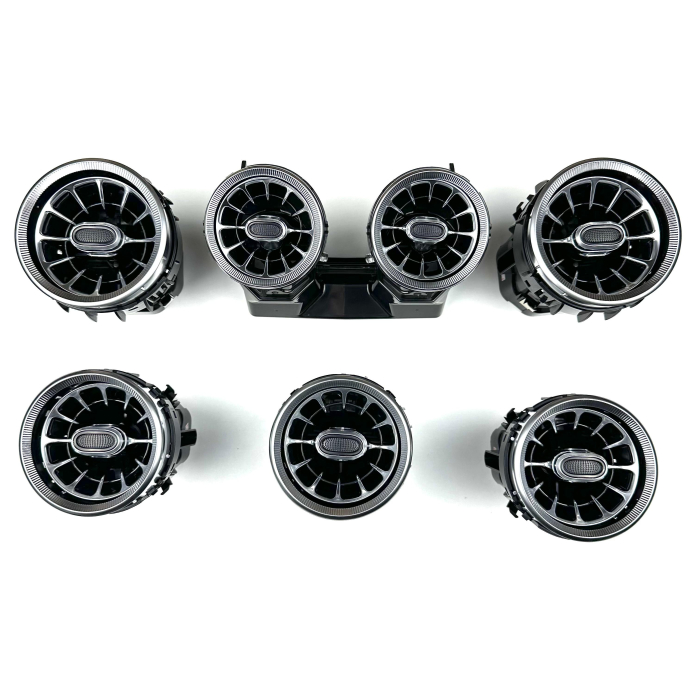 Grile de Ventilație Iluminate 64 culori pentru Mercedes-Benz C-Class W205 (2019–2021) și GLC X253 (2020–2022) [1]