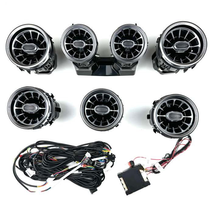 Grile de Ventilație Iluminate 64 culori pentru Mercedes-Benz C-Class W205 (2019–2021) și GLC X253 (2020–2022) [2]