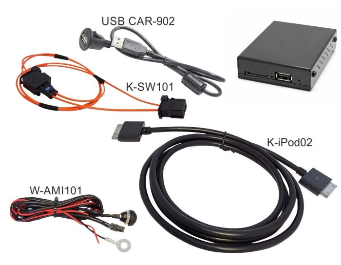 Interfață  AMI USB/iPod compatibila Audi A4, A5, A6, A8, Q7 MMI 2G High, Plug and Play [2]