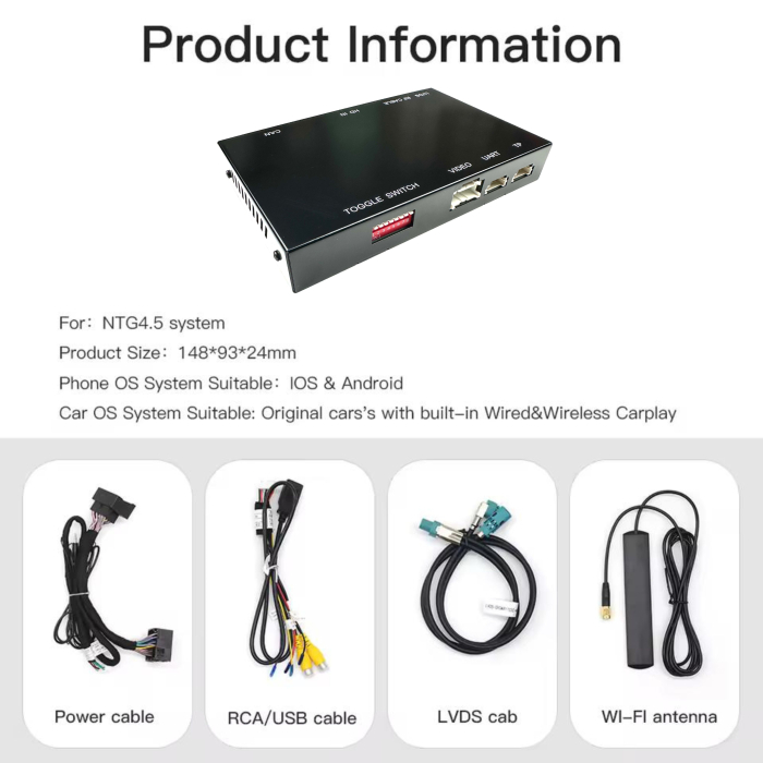 Modul Carplay, Android Auto Mercedes Wireless 4.5 / 4.7 [2]