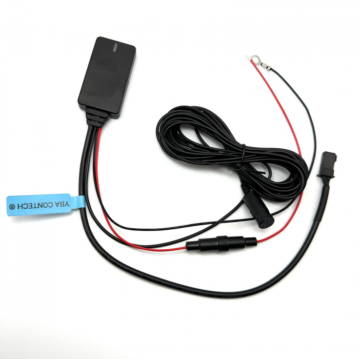 Bluetooth 5.0, adaptor AUX, Mercedes-Benz, 3 pini, streaming audio, A2DP, modernizare sistem audio, fără modificări, compatibil E-Class, CLS, SLK, muzică telefon, instalare simplă [2]