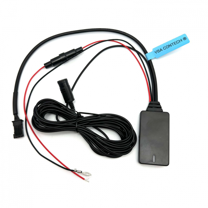 Bluetooth 5.0, adaptor AUX, Mercedes-Benz, 3 pini, streaming audio, A2DP, modernizare sistem audio, fără modificări, compatibil E-Class, CLS, SLK, muzică telefon, instalare simplă [1]
