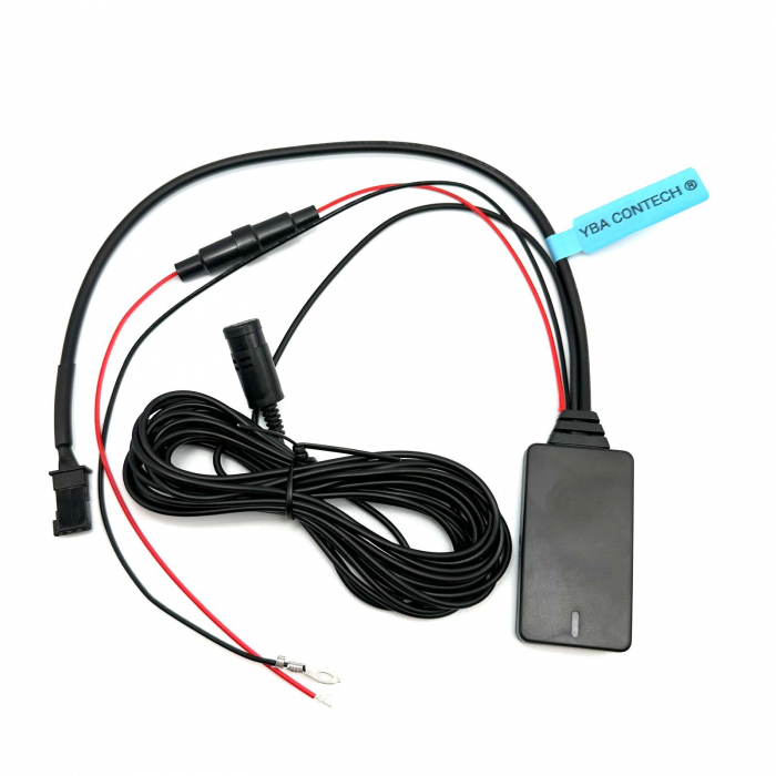 Bluetooth 5.0, adaptor AUX, Mercedes-Benz, 3 pini, streaming audio, A2DP, modernizare sistem audio, fără modificări, compatibil E-Class, CLS, SLK, muzică telefon, instalare simplă [5]