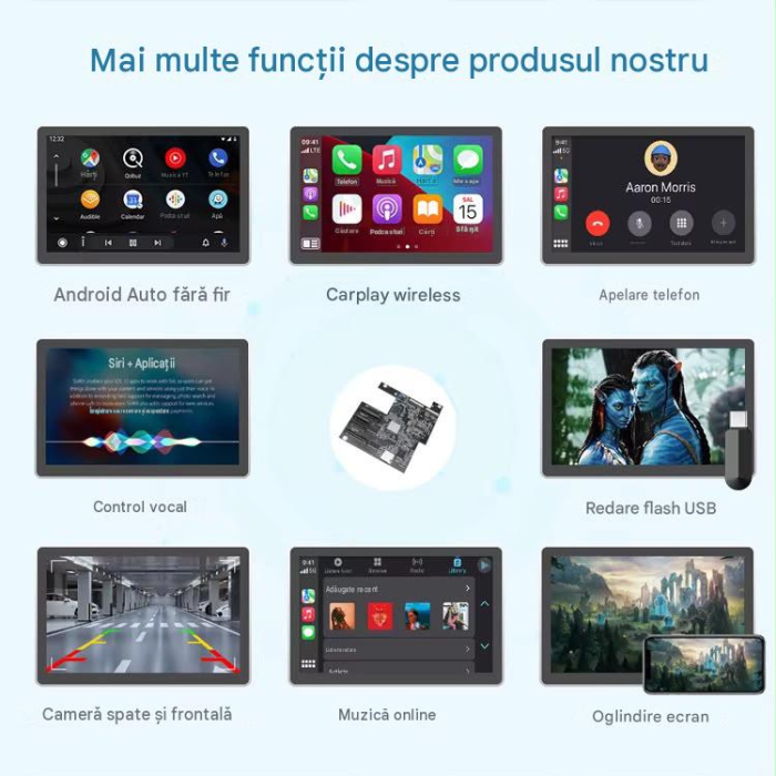 Modul Android Auto & Apple CarPlay pentru Porsche PCM 3.1 – Ecran 7” inchi [2]